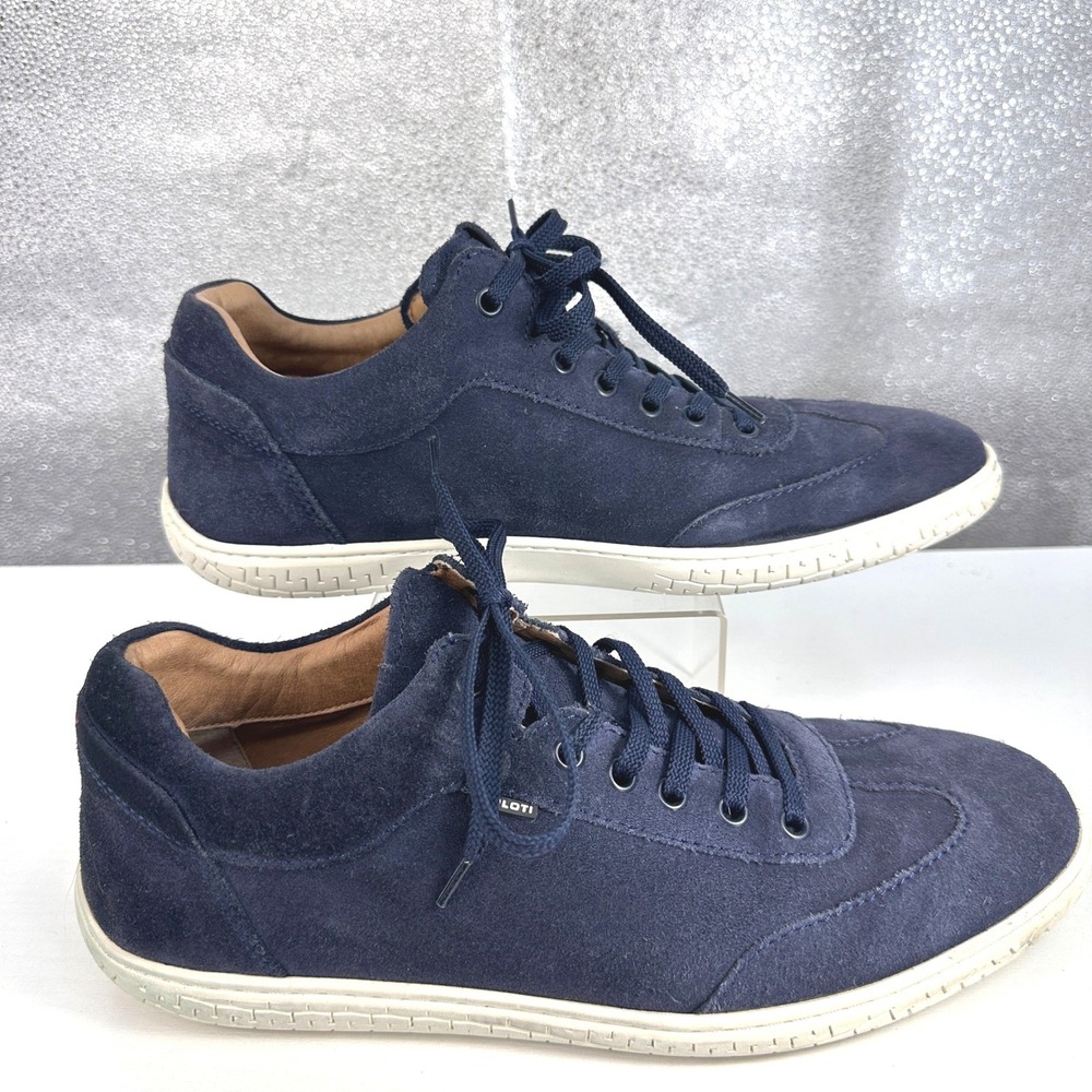 PILOTI Shift Driving Sneakers 10.5 Italian Suede Navy Low Profile Heritage Prep